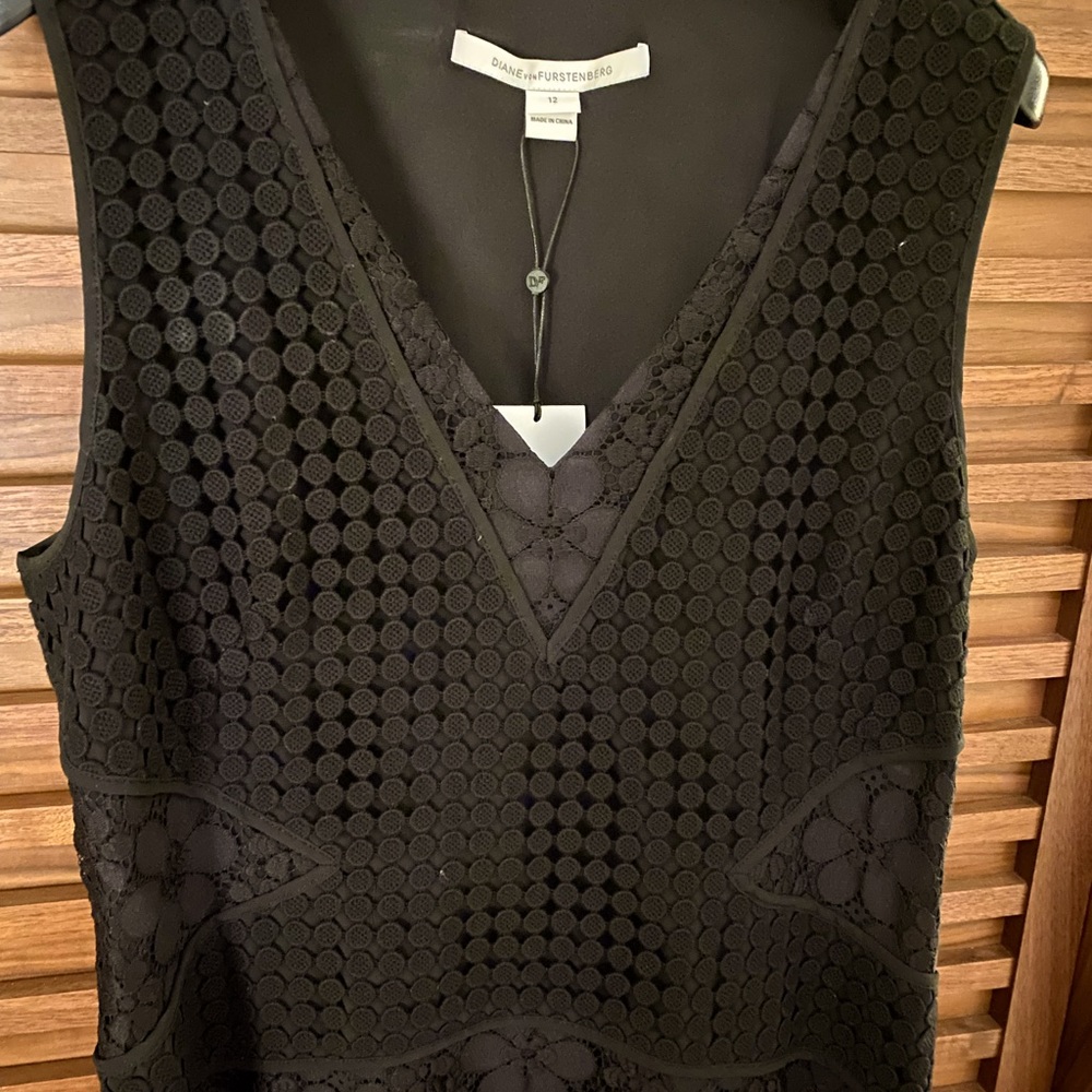 Diane Von Furstenberg Black Dress